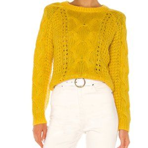 Revolve Cyndi Sweater  HEARTLOOM Yellow Sweater